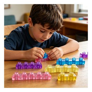 Preschool Engineering Cubes <b>Squishy</b> TPE Kit Creative Assembly Balance Training Child Development Support Learning Toy - Product Image 5