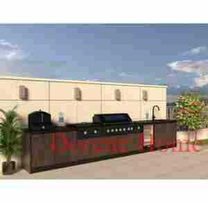 2026 Dorene Professional Bbq Kitchen Outdoor Setup Kits <span class=keywords><strong>de</strong></span> <span class=keywords><strong>cocina</strong></span> modulares para exteriores con barra adjunta y cajones <span class=keywords><strong>de</strong></span> almacenamiento resistentes - Product Image 5