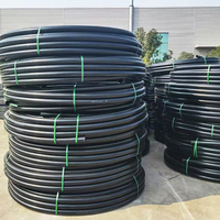 Tuyau d'irrigation en HDPE PE100 PN16 DN32 à DN150, longueur 1000 m, pour l'approvisionnement en eau agricole