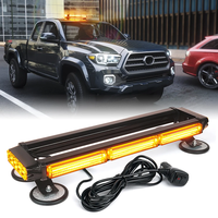 Nueva Barra de Luces LED COB para Techo, Verde, 20 Pulgadas, Doble Cara, de Emergencia, con Base Magnética para Camiones y Automóviles, de Aluminio