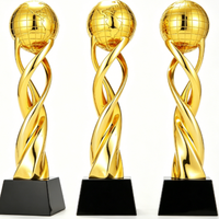 Trophée en résine de cristal de haute qualité avec logo personnalisé, neuf d'usine, cadeau d'affaires, trophée sportif, trophée de champion