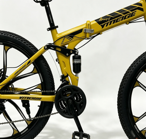 Bicicletta Pieghevole da Montagna per Uomo e Donna, Bici Fuoristrada Portatile con Freni a Disco, Ciclismo Montano - Product Image 3