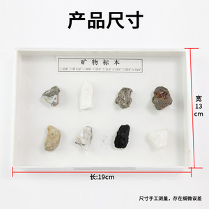 Espécimen Mineral (Caja de Plástico) J49005, Instrumento de Enseñanza de Ciencias Naturales, Geografía y Ciencia Popular para Escuelas Primarias - Product Image 5