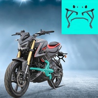 QJMOTOR Chase 150 QJ150-31B Chase350 Chase600 Barre de protection anti-collision de course à tube droit modifiée, protection moteur en carbone, nouveau modèle