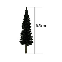 6.5cm matière plastique modèle pin échelle arbres pour Diama Architecture Micro paysage Simulation Train mise en page