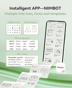 Niimbot เครื่องพิมพ์ฉลากความร้อนแบบพกพากันน้ำไร้สายอเนกประสงค์ <span class=keywords><strong>B21</strong></span> - Product Image 6