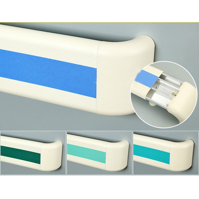 Ergonomic Hospital Anti-Collision Handrail Soft Padding Hospital Handrail for Rehabilitation Wards Anti-Bacterial Surface