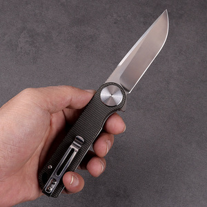 2023 חדש סגנון Micarta מתקפל כיס סכין D2 פלדת להב EDC הגנה עצמית סכיני עם דו צדדי סכין קליפ עיצוב - Product Image 5