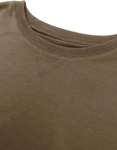 Sweat-shirt en maille à col rond pour femme, léger, respirant, écologique, à séchage rapide, en élasthanne/polyester, couleur unie, pour l'hiver - Product Image 5