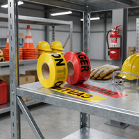Bande d'avertissement d'avertissement de sécurité de barrière de signalisation de sécurité de signal PE imprimé personnalisé par Offre Spéciale