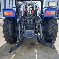 Tracteur de Verger 50 CV, Tracteur Agricole Étroit pour Vignoble et Jardin Fruitier avec Direction Hydraulique