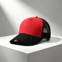 Gorras de Béisbol Deportivas de 5 Paneles con Logotipo Bordado Personalizado, Gorras Trucker de Poliéster y Algodón, Venta al Por Mayor, Unisex para Hombre