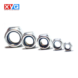 Tuerca de seguridad de nailon con cabeza hexagonal DIN985 Acero al carbono galvanizado - Product Image 5