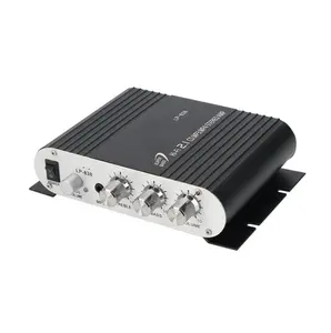 LP-838 Mini HiFi Amplificatore Audio Per Auto 2.1 Auto Lettore Stereo 12V Auto Sound Subwoofer Amplificatore LP838 MP3 MP4 20W * 2