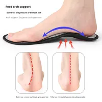Semelles orthopédiques sportives en feutre pour soutien de la voûte plantaire, correction des pieds en X, voûte plantaire affaissée, pieds en X, pieds en Y, anti-vibrations