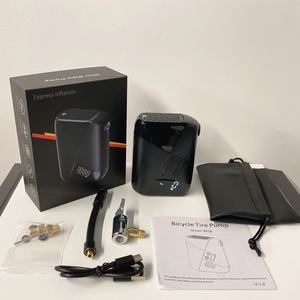 전기 자전거 타이어 펌프 최대 150 PSI 충전식 3000mAh 휴대용 미니 자동 플라스틱 에어 펌프 (자전거, 오토바이 타이어용) - Product Image 6