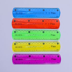 Giá thấp khuyến mãi văn phòng phẩm đầy màu sắc PVC mềm thẳng Cai Trị 30cm không thể phá vỡ uốn cong gấp nhựa cai trị trong kẹo màu sắc - Product Image 5