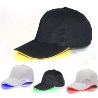 Gorra de Béisbol Deportiva con Logotipo Personalizado Iluminado, Bordado y Luces LED