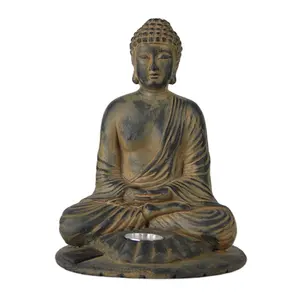 Solor Della Luce Polyresin Gautam Statua di Buddha Home Decor for Sale