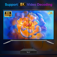 Décodeur Android 13 8K Robuste en Gros avec Rockchip RK3588, 4 Go de RAM, 64 Go/128 Go de ROM, NPU 6 TOPS, WiFi Double Bande et Commande Vocale