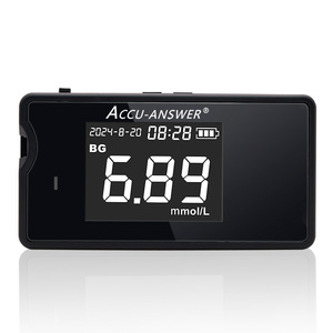 Analyseur de glycémie électronique portable 4 en 1 avec écran LCD pour la maison et l'hôpital, test du cholestérol, de l'acide urique et de l'hémoglobine - Product Image 4