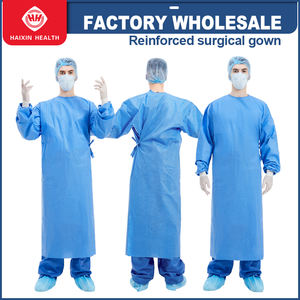 CE Certified Doctor Dress Factory Custom Azul Isolamento Vestidos Hubei Haixin Hospital Vestuário Vestido Médico Cirúrgico Atacado - Product Image 2