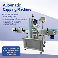 Chaîne de convoyage de haute qualité pour machine de capsulage automatique, idéale pour le bouchage de capsules et l'emballage de bouteilles alimentaires en PET