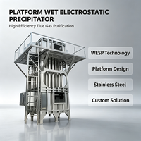 Precipitador Electrostático Húmedo (WESP) Vertical ESP para Sistema de Tratamiento de Gases Residuales de Hornos de Recocido de Laminadores en Frío