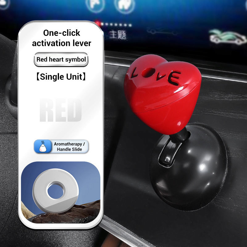 Red [heart-shaped one key start lever]