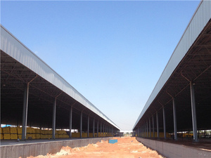 Estructura Metálica Prefabricada de Acero Ligero para Construcción de Techos de Centros Comerciales, Fábricas y Almacenes, con Servicio de Corte y Doblado - Product Image 2