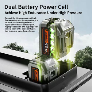 <span class=keywords><strong>Pistolet</strong></span> Lave-Auto Max 80 bars avec Seau Mobile Batterie Lithium Sans Fil Haute Pression Portable - Product Image 5