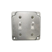 Lámparas de Pared de Estilo Industrial y Vintage, Paneles Galvanizados, Tomas de Corriente Estándar Nacional, Interruptores de Reinicio Automático
