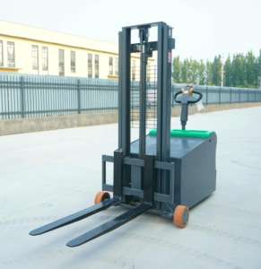 3m 1 טון חשמלי מזרן חשמלי מלא dc מנוע stacker מופעל מלגזה 3 מ 'הרמה מאושרת עבור חנויות דפוס - Product Image 3