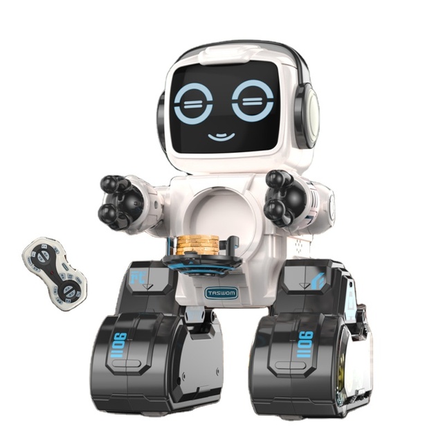 Kids Smart Electronic Humanoid Robot Toy Intelligent B/O Six Claws Walking Mechanical Dancing Robot With Light Music