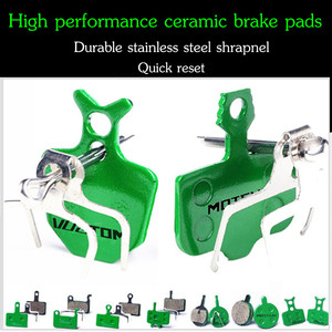 Plaquettes de frein à disque en céramique pour vélo en acier pour VTT Compatible avec Shimano Avid Hayes Magura Formula Système de frein à disque hydraulique - Product Image 6