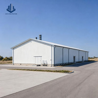 Entrepôt préfabriqué en structure métallique industrielle moderne et économique