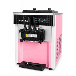 Macchina Professionale per Gelato Soft a 3 Gusti, Gelatiera da Banco in Acciaio Inox, Macchina Automatica per Gelato e Yogurt Congelato - Product Image 2