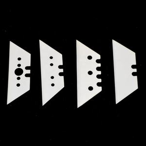 Sintyron Lichtgewicht Veiligheid Slijtage Corrosiebestendige Yttrium Gestabiliseerde Zro2 Zirkonia Keramische Cutter 3-Holes Slitter Bladen - Product Image 4