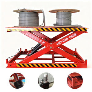 Hydraulic Stationary Scissor Lift Platform with Extension <strong>Ramp</strong>, Custom <strong>5</strong>-Ton X-Lift for <strong>Loading</strong> <strong>Dock</strong> - Product Image 4