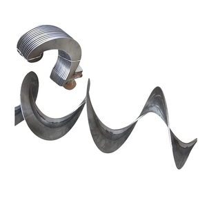 Transportador de tornillo en espiral industrial Vuelo continuo sin eje de paso largo Vuelo transportador de tornillo seccional - Product Image 4