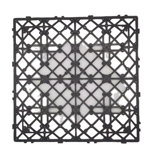 Sous-couche de grille en plastique recyclé au design moderne avec système de verrouillage facile <span class=keywords><strong>Base</strong></span> de verrouillage pour carreaux de terrasse en bois plastique WPC - Product Image 5