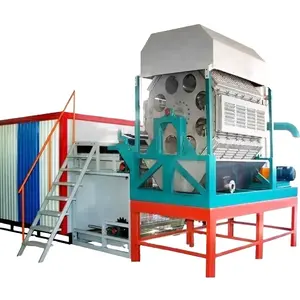 Grote Fabriek Gebruikt Volautomatische Roterende Eierlade Maken Machine Plaat Maken Machine Met Ei Tray Moulding Machine