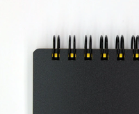 Carnet A5 personnalisable avec couverture en PP imprimée, pages vierges, reliure spirale à feuilles mobiles, idéal pour la planification scolaire ou comme cadeau