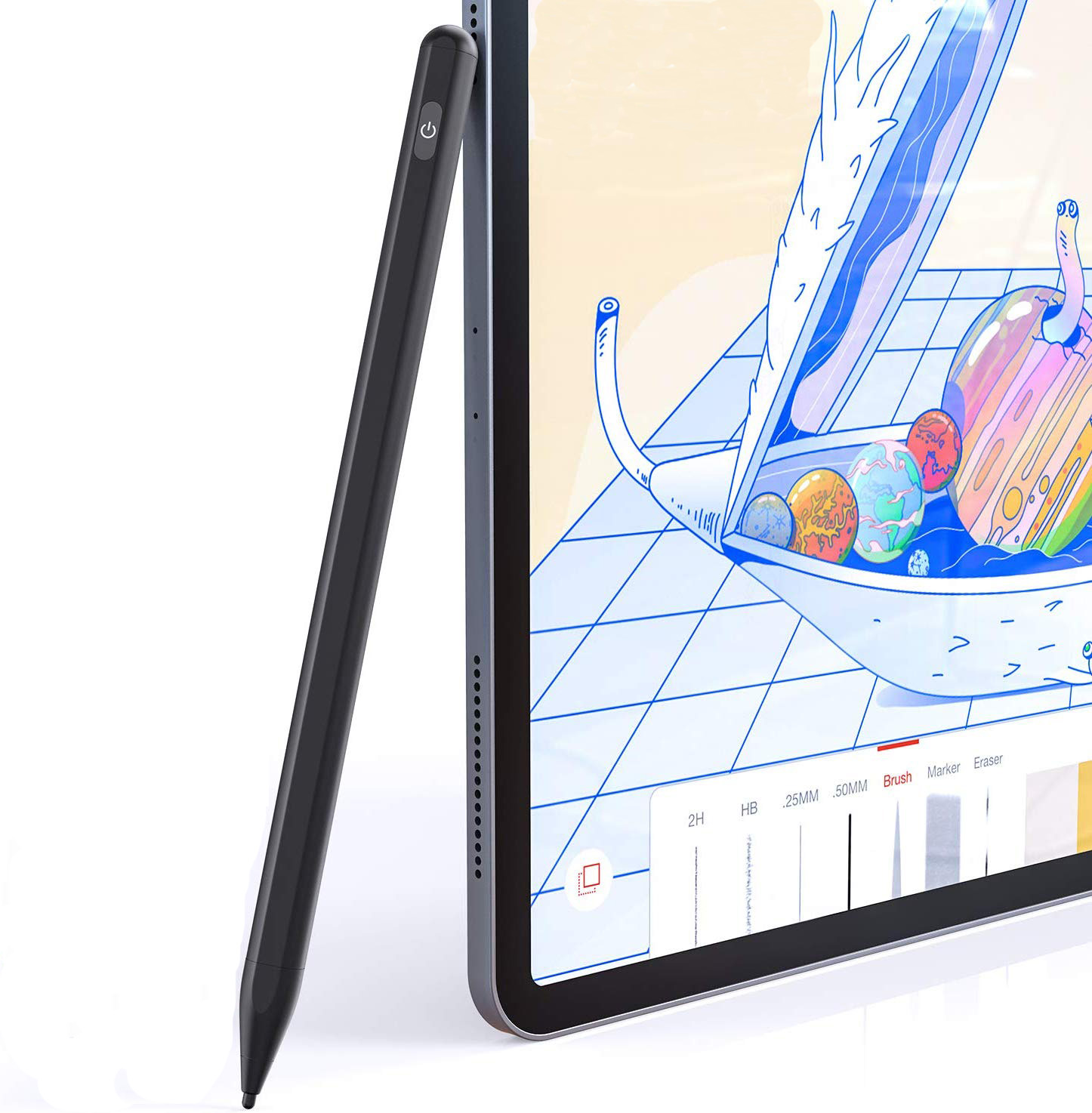 Универсальный стилус для рисования Smart active, стилус с тонким наконечником для емкостного экрана android, планшета смартфона