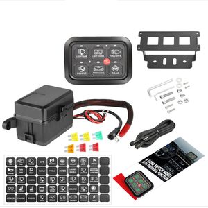 <span class=keywords><strong>6</strong></span> gang RGB bảng chuyển đổi với ON-OFF 12V dẫn chuyển đổi hộp điều khiển chuyển đổi bảng điều chỉnh chất lượng tốt - Product Image 6