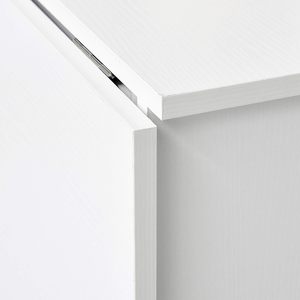 Table <span class=keywords><strong>console</strong></span> blanche <span class=keywords><strong>extensible</strong></span> table à manger carrée pliable sur roulettes avec étagère de <span class=keywords><strong>rangement</strong></span> - Product Image 4