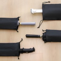 Sacs de rangement personnalisés en polyester avec logo pour gadgets d'extérieur, parapluies droits, bâtons de selfie et tiges télescopiques