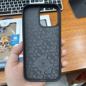 פולו גולגולת רקום פו עור shockproof כיסוי מלא עבור iphone 16 pro max - Product Image 5