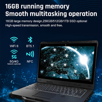 13,3 inch Professionele Industriële Laptop Computer Core I7-1165G7 Win11 OS GPS Engels Zakelijk FHD 700Cd Robuust Ontwerp