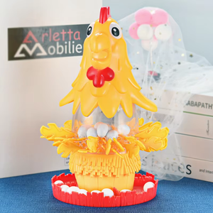 Jeu de table éducatif et compétitif multijoueur pour tout-petits et réunions de famille : les poules pondent <span class=keywords><strong>des</strong></span> œufs et jouent à <span class=keywords><strong>des</strong></span> jeux de plume. - Product Image 4